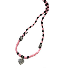 Modische Herzanhänger-Halskette, Perlenchoker im Y2K-Stil, Halsschmuck aus Perlen, perfektes Geschenk für Frauen, Mädchen und Teenager