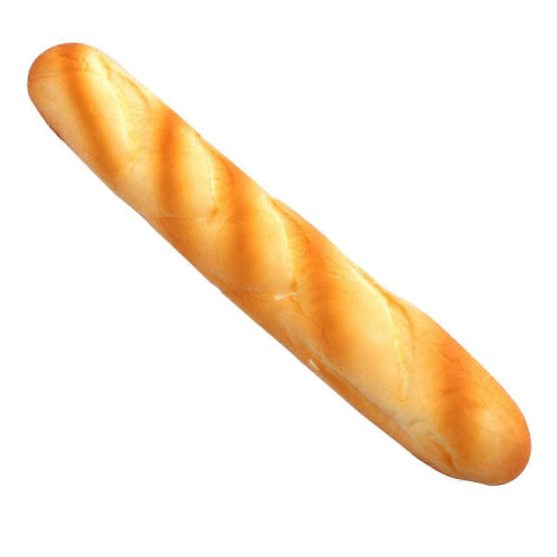 (A) Artificial Bread Fake Bread Simulation Food Model Kitchen Decoration Prop Simulation Bread (Croissant) Medium
