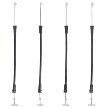 KINCJON 4x for Smart Car Forfour(454)front Exterior Door Handle Cable Chumian