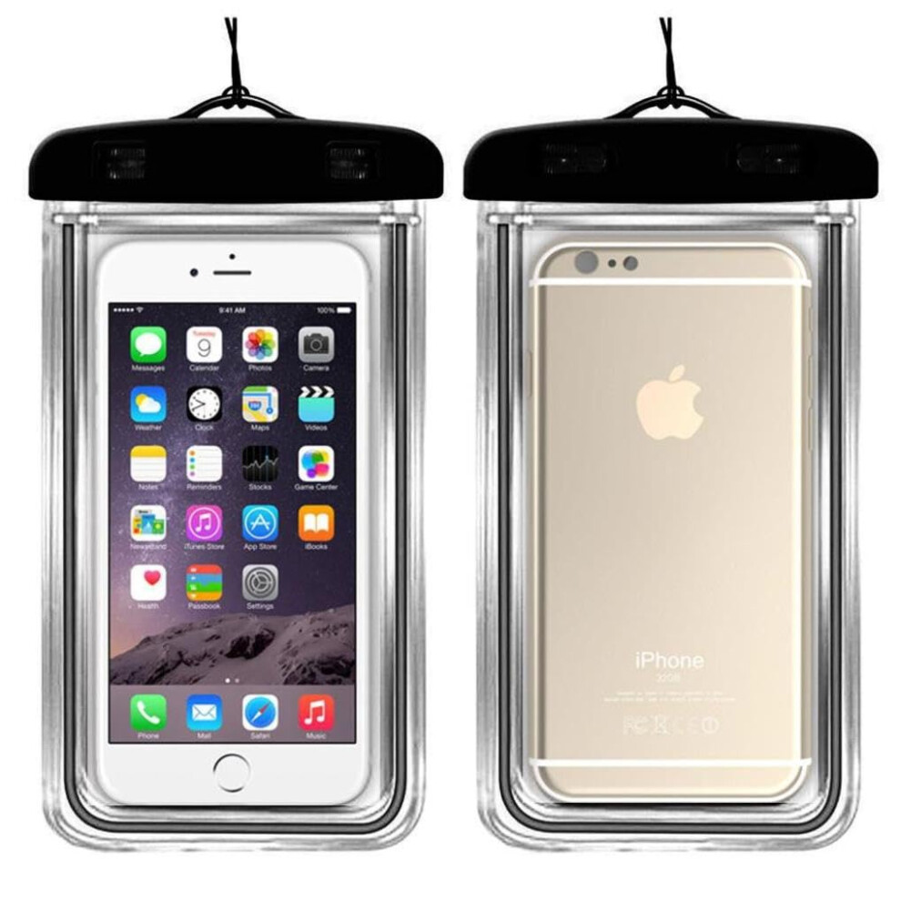Ipx8 Floating Waterproof Phone Pouch For Lg Q70 And Lg Stylo 5, Touch Screen Clear Bag For Swimming 9092120196177