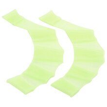 Silikon Schwimm-Handschellen Flossen Schwimmhandschuhe mit Flossen grün M