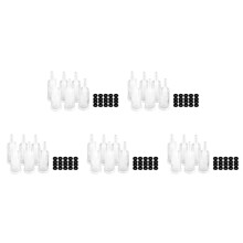Airlock Set for Fermentation, 120 Pieces Silicone Grommets and 36 Pieces Plastic Airlock for Preserving, Brewing