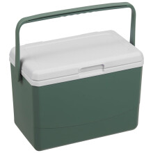 Isolerad kylväska, 3L isolerad bärbar kylväska med handtag ishink läckagesäker utomhus hård kylväska för strand, picknick (grön)