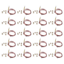 20X Four à Gaz 900mm Ensemble de Thermocouple Universel M6X0.75 avec Thermocouple de Remplacement Des Écrous (100)