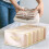 Closet Organizer,Six Compartment Storage Bag,Divider Design Sturdy,Home Clothes Down Comforter Drawer Sorting 1