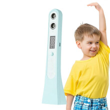 Height Measuring Device with LED Sensor for Children, Teens and Seniors, Battery Operated Green
