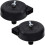 2 Pcs Compressor Filter, 16mm 3/8pt Male Thread Silent Compressor compatible Air Compressor (black) 1