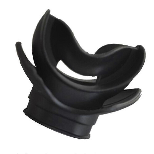 Embout buccal de plongée en silicone modelable noir