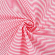 Cotton Fabric Stripe Pattern for Doll Clothes Making Pearl