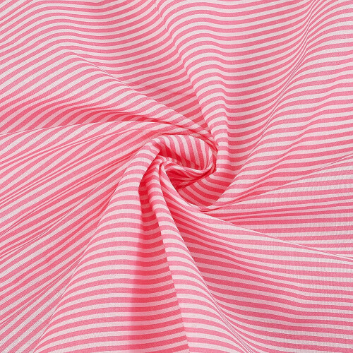 Cotton Fabric Stripe Pattern for Doll Clothes Making Pearl