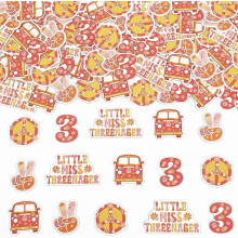 Konfety Little Miss Threenager k narozeninám 3. ročníku – 200 ks