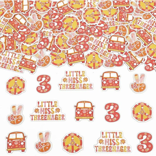 Κομφετί για τα 3α γενέθλια της Little Miss Threenager – 200 τεμάχια