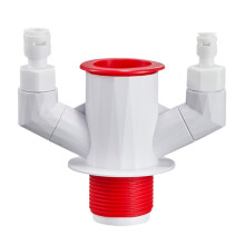 Odor Plug Tee, Odor Sealer Plugs, 3 Way Water Drain Pipe, Multi Purpose Downspout Drain Tee Odor Proof For Sink Accessories