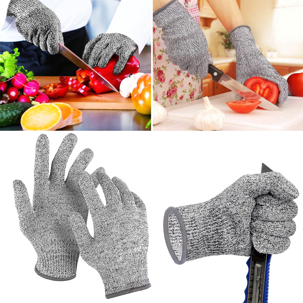 1 Pair Cut Resistant Gloves Level 5, Compatible With Chef, Oyster Shucking, Meat Cutting, Woodworking 9479868424852