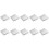 100Pcs Premium Non Stick Silicone Dehydrator Sheets for Fruit Dryer Mesh 37X29cm 1