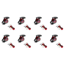 8X PD Typ C USB Auto Ladegerät und QC 3.0 Schnell Ladegerät 12V Steckdose mit Ein / AUS-Schalter für Motorrad RV ATV, Rot