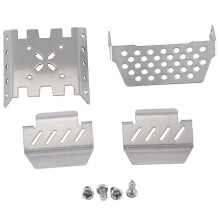 Metal Chassis Armor Axle Protector Plate for YiKong YK4082 YK4102 YK4103 RC Crawler Car Upgrade Par