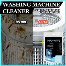 Feledorashia Washing Machine Cleaner Foaming Tablets for Drum Type Washer Stain Removal Disinfecting and Deep Cleaning,Home Decor Collection