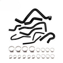 9x Silikone Radiatorvarmerslangesæt Passer til Honda Civic D15D16Sohc fra 1992-2000