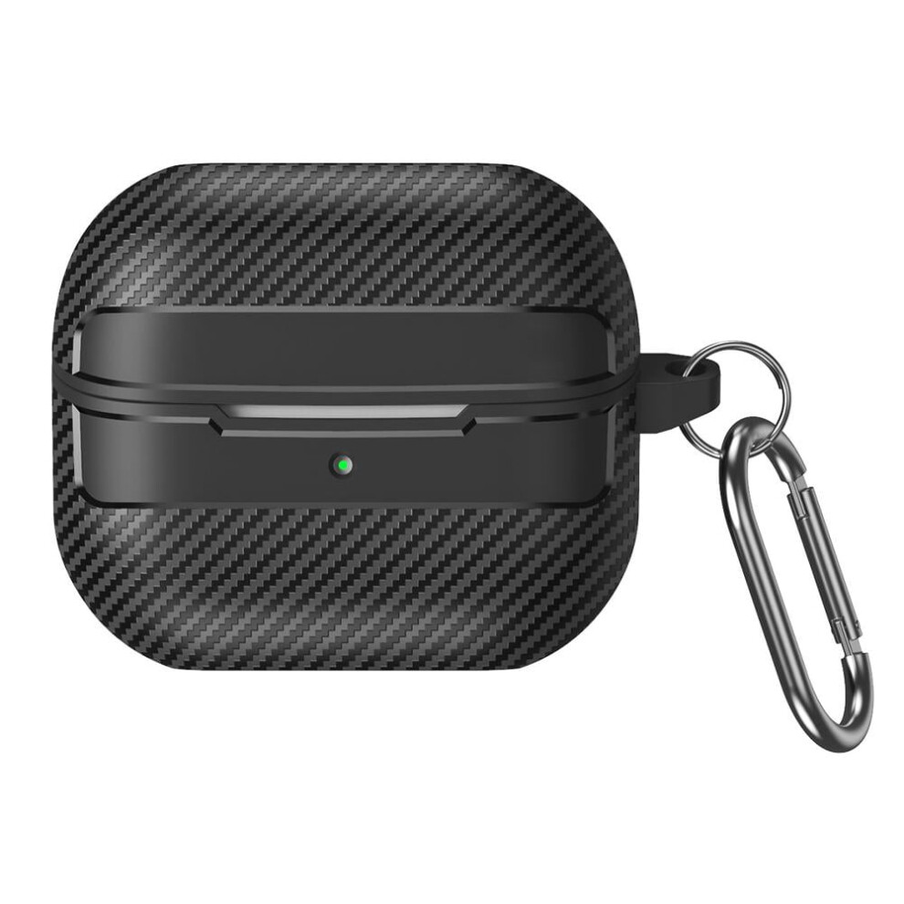 For Galaxy Buds 3 Pro Shoproof Carbon Fiber Pattern Case+Keychainnew E7b6 Gray 9479868563469