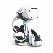 Base di ricarica per controller PS VR2 con indicatore luminoso per DualSense e supporto organizzato per PS VR2