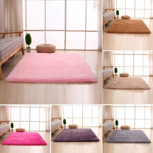 Fluffy Faux Fur Area Rug, Non-Slip Shaggy Plush Rug for Living Room, Bedroom, Nursery – Compatible with Kids’ Rooms