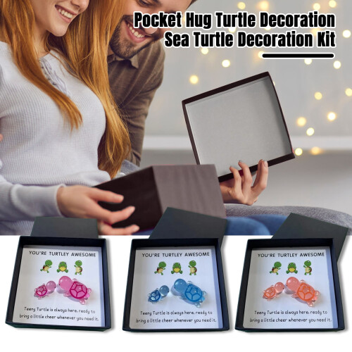 Pocket Hug Turtle Geschenkbox mit Grußkarte