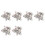 120 Pcs Keychain Key Ring Hang Tooth Shape Cute Dental Gift 1