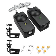 2 Piezas de Ojos de Haz de Sensor de Seguridad para Abridor de Puerta de Garaje Aptos para Liftmaster Chamberlain con Soportes