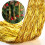Gold Tinsel Icicles 3000 pcs 50cm 1