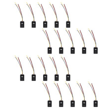 20 Pcs 33X22mm 12V  LED Illuminated  /Off for  Landcruiser Yaris RAV4 Black