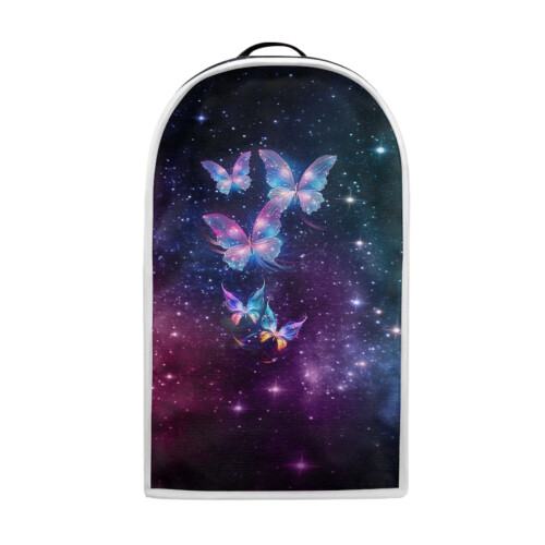 Butterfly Pattern Food Processor Cover with Hand Strap Handle Polyester