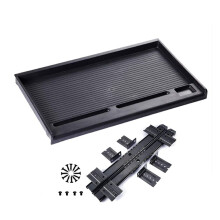 Adjustable Under Desk Keyboard Tray with Mouse Platform, Ergonomic Sliding Drawer with Smooth Rails and Sturdy Support for Office Desk