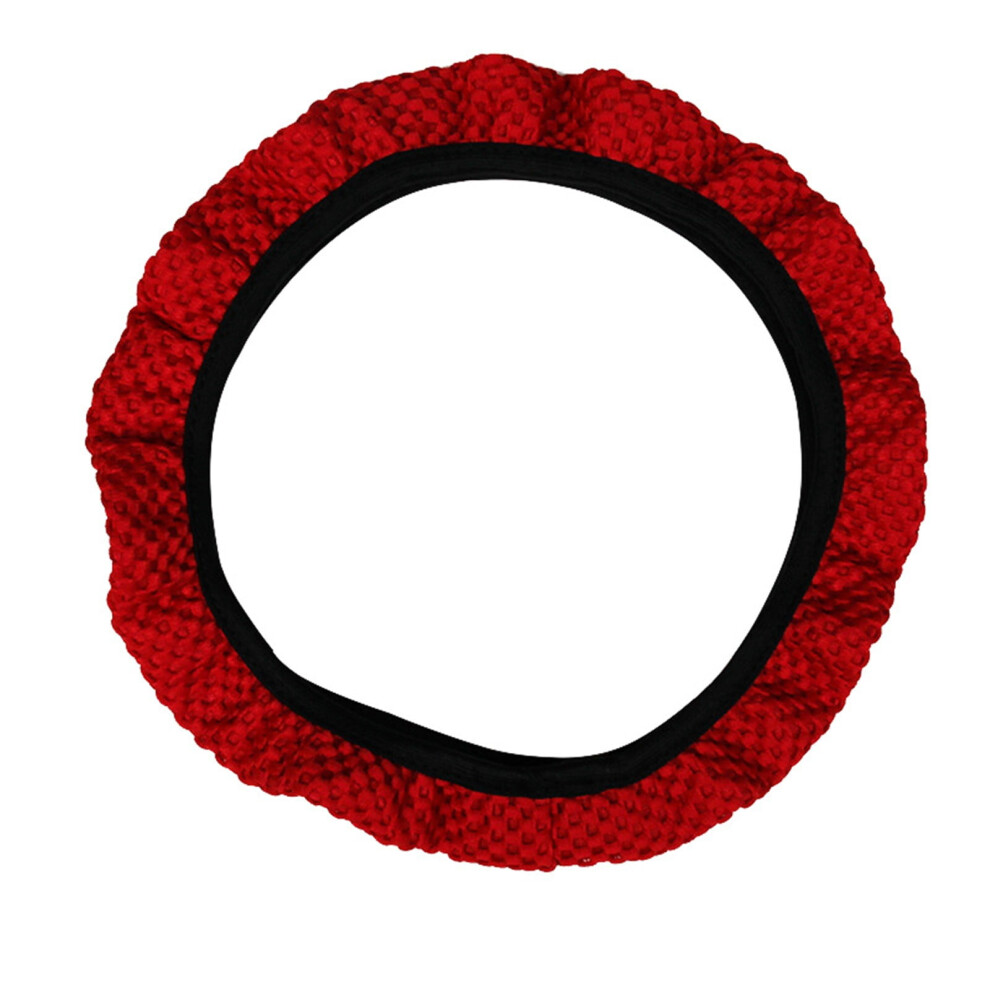 Elastic Stretch Steering Wheel Cover, Anti-Slip Breathable Microfiber Ice Silk Protector Compatible With Car/Truck/Suv 9479868563988