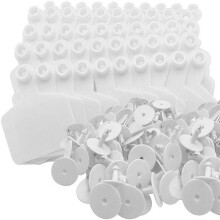 Packung mit 100 flexiblen Viehbestandsmarkierungen, leere-Weiß
