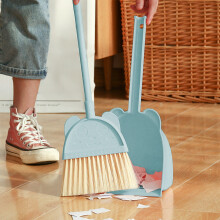 Cute Mini Broom with Dustpan Little Housekeeping Helper Kitchen Sweeping for Broom 1 Set
