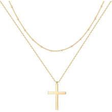 Pijlvormige gelaagde ketting voor dames, stapelbare hangerketting met gelaagde hartketting en delicate gouden choker, handgemaakte vergulde hanger