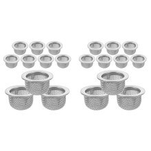 Filtro un Doppio Schermo da 20 Pezzi Filtro per Fumatori di Cocktail Filtro un Rete per Ciotola per Fumatore di Whisky Bourbon