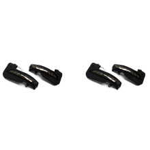 4x LED Dynamic Turn Signal Side Rearview Mirror Indicator Blinker Light for Fortuner Hilux Innova 2016+,Yellow