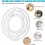 Upgraded 8-Pack Universal Lamp Mounting Brackets with Screws and Nuts for Ceiling Lights, Wall Lights 4