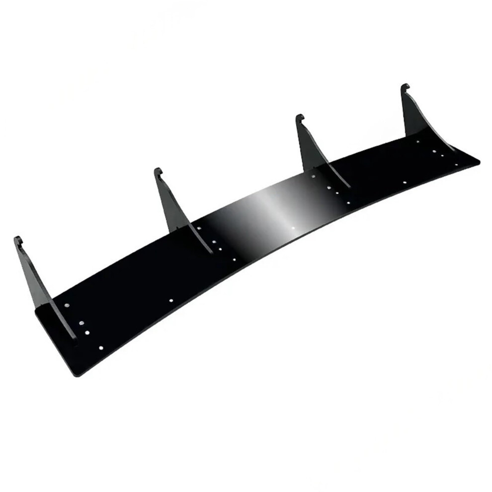 Rear Diffuser Lip Spoiler Matte Quad Exhaust Sport Look Factory Fit Sedan For Audi S3 8V 20132016 Black 9092120200997