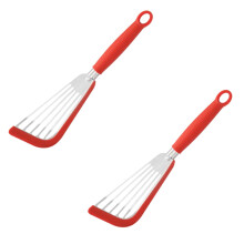 Silicone Fish Spatula Set (4/3/2/1pcs), Heat-Resistant, Slotted, Flexible, Compatible with Nonstick Cookware