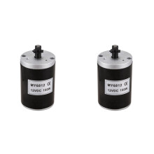 2X MY6812 150W 12V High Speed Motor with Belt Pulley, Scooter Small Brush Motor