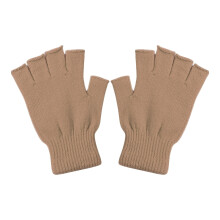 insulated gloves Women Men Winter Warm Knitted Fingerless Half Finger Gloves Knit Mitten 2PCS