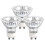 5 Pcs 35w Gu10 Halogen Spotlight Bulbs, Dimmable Reflector Lamps 1