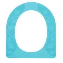 Four-Season Silicone Toilet Seat Cover – Washable, Non-Slip, Soft & Durable Sky Blue Pad