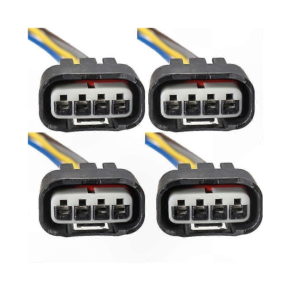 4Pcs Car Ignition Coil Harness Plug Connector 4-Way Compatible With Camry Corolla Matrix Yaris Scion 90980-11885 6902344602398