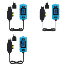 3X CNBJ-611 Probador de Corriente de Fusible Automotriz Analizador de Fugas de Automóvil Probador de Fallas Herramienta de Prueba de Corriente de