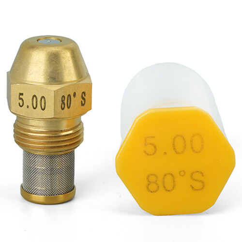 Pointe de brûleur en cuivre robuste à 80 degrés, conçue-5.00GPH