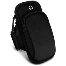 Running Armband Phone Holder for Oukitel C58 C58 Pro with Dual Zipper Compartments and Breathable Fit